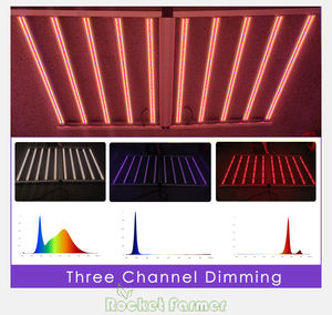 Brillo <span class=keywords><strong>de</strong></span> alta potencia 3 canales atenuación 4 barras lámpara <span class=keywords><strong>de</strong></span> crecimiento <span class=keywords><strong>de</strong></span> plantas Led plegable espectro completo 320W Luz <span class=keywords><strong>de</strong></span> cultivo Led para hidropónico - Product Image 3