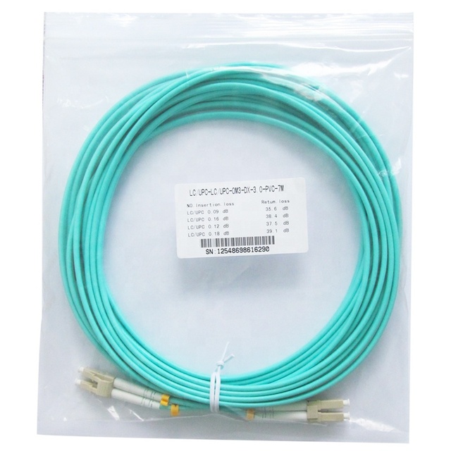 Free Sample SC-FC 0.1mm Plastic single mode multimode Optical Fiber Patch Cord