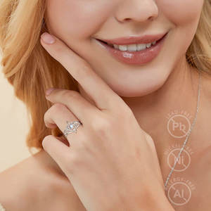 Bague Merryshine en argent sterling 925 avec pierre de lune, nœud celtique porte-bonheur, bijoux irlandais, bague nœud irlandais - Product Image 2