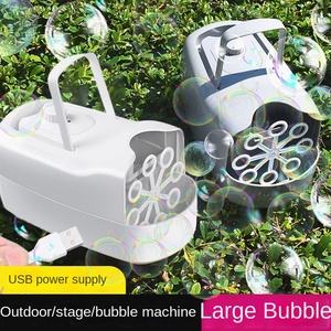 Hot Selling 2-Level Speed Portable Automatic <b>Bubble</b> Machine Electronic Toy for <b>Kids</b> Travel Toy for Outdoor Parties Made Plastic - Product Image 6