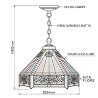 Lustre suspendu LED rétro en fer et verre, style marocain arabe, fait main, taille moyenne, avec angle de faisceau de 360° pour salle à manger