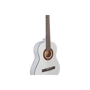 EKO GUITARS-Guitares classiques CS-5 blanches Agathis Top Linden Laminé Côtés et dos Manche en acajou et manche en bouleau - Product Image 3