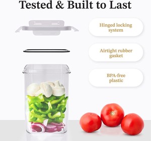 Set di 24 Contenitori per Alimenti Senza BPA con Coperchi Ermetici in Plastica per Cucina - Product Image 5