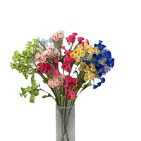 Künstliche Vergissmeinnicht-Blumen, Künstlicher Mini-Blumenstiel für DIY-Tischdekoration, Hochzeitsdekoration