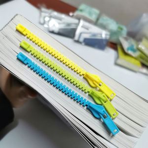 Creative Zipper <b>Bookmark</b> - Hollow Cartoon Design, Chinese Ancient Style Metal Book Clip & Novelty <b>Gift</b> - Product Image 2