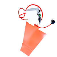 Nouveau Chauffe-bande électrique en silicone orange à puissance personnalisable, économe en énergie, 0-180, garantie 12 mois, câble L1000mm, pour maison, ferme, hôtels