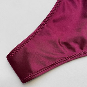 Tanga sexy de seda helada, suave y cómoda para mujer, de talle bajo, tipo <span class=keywords><strong>bikini</strong></span>, para fitness y deportes, venta al por mayor personalizada 1908T - Product Image 5