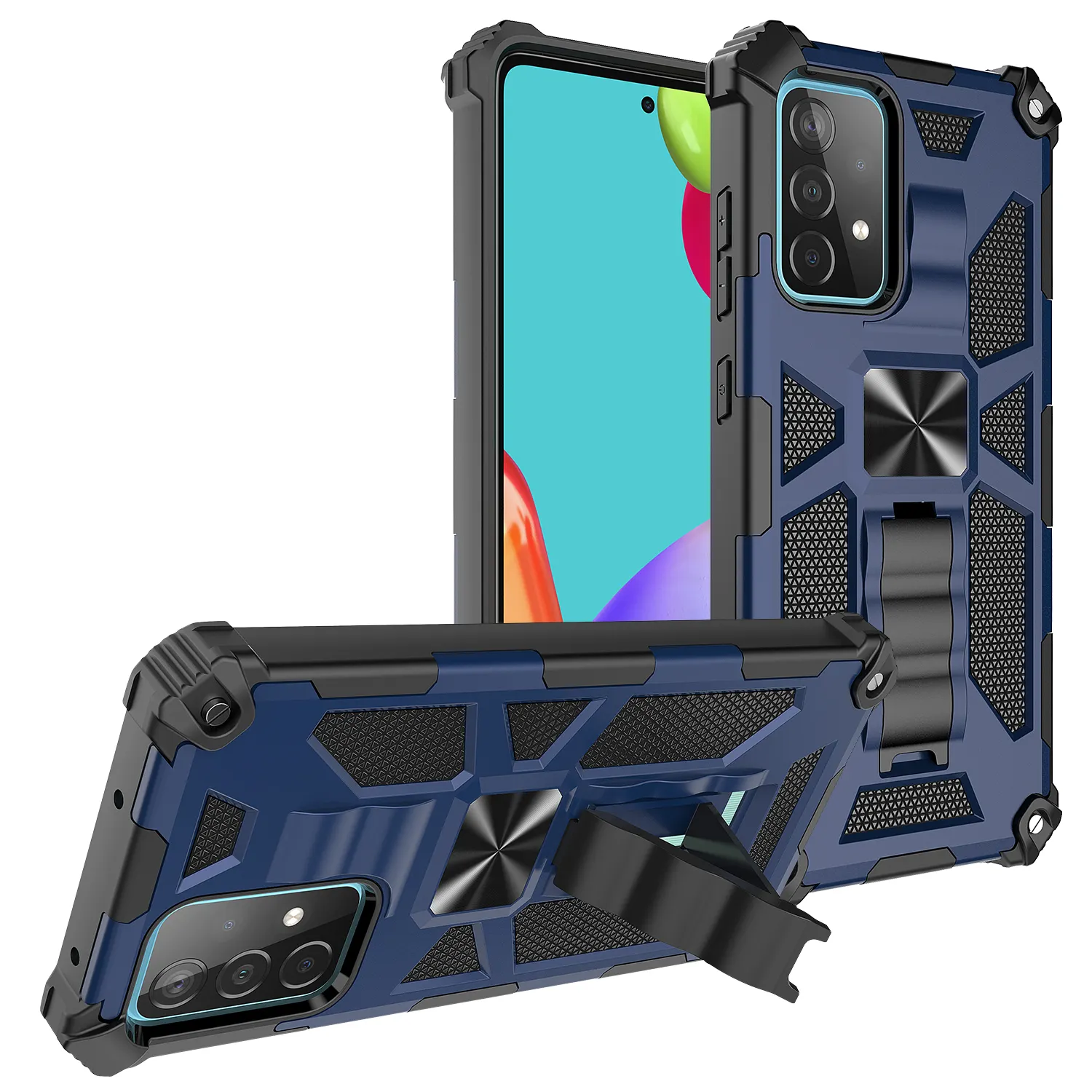 Grade Phone Case For Coolpad Legacy Brisa T mobile Revvl V+ 5G Shockproof Kickstand Heavy Duty Cover