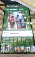 Affichage LED transparent flexible ultra-fin personnalisé pour fenêtres d'instructions, grand écran publicitaire holographique.