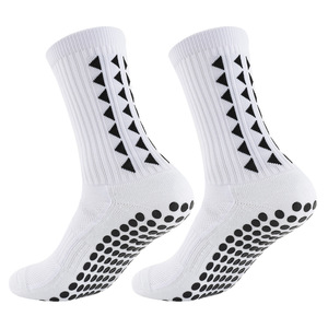 Meilleures chaussettes pour hommes, chaussettes de sport mi-mollet doublées en tissu éponge, chaussettes épaisses tricotées antidérapantes en silicone - Product Image 5