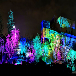 Lámpara Arquitectónica para Exteriores con Mezcla de Colores RGBW y Control de Iluminación Programable - Product Image 1