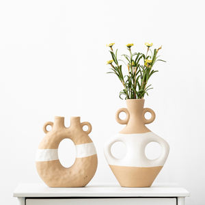 <span class=keywords><strong>Vaso</strong></span> di ceramica decorativo del <span class=keywords><strong>vaso</strong></span> di fiori moderno nordico di disposizione dei fiori di alta qualità su ordinazione per la decorazione - Product Image 1