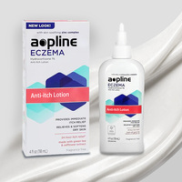 Lotion pour l'eczéma capillaire sans parfum, non grasse, anti-démangeaisons, personnalisée par OEM, soulagement 24 heures, prévient la sécheresse, traitement des éruptions cutanées futurives