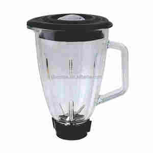 Jarra Redonda Clásica de Vidrio Sodalime de 1.5L GA-BL-A34 para <span class=keywords><strong>Licuadora</strong></span> <span class=keywords><strong>Oster</strong></span> con Tapa, Cuchilla y Base - Directo de Fábrica - Product Image 1