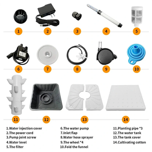 Seau hollandais <span class=keywords><strong>en</strong></span> plastique de haute qualité pots de plantes hydroponiques d'intérieur lyine hydroponique a & b hydroponique - Product Image 3