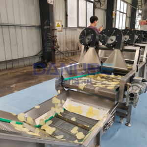 Quick Frozen French Fries and Potato Chips Frying Equipment Continue Fry Processing <b>Machine</b> - Product Image 2
