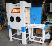 Machine de sablage robuste pour le nettoyage des métaux, cabine de sablage pour l'élimination de la rouille et le débavurage