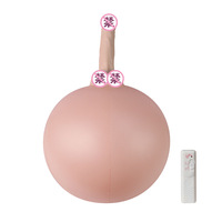 Dildo et boule sexuelle gonflables en silicone, jouet de masturbation électrique et manuel pour l'assistance posturale et l'interaction en couple