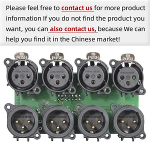 3/4/5/7 Pins Nam Nữ <span class=keywords><strong>XLR</strong></span> Bảng Điều Khiển Gắn Kết Nối Âm Thanh Ổ Cắm Kết Nối Micrô Đầu Nối MIC <span class=keywords><strong>XLR</strong></span> - Product Image 5