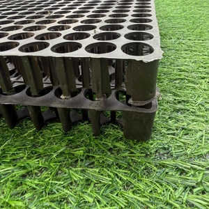LEJING - Celda de Drenaje Expandible de Plástico HDPE Negro de 30 mm, Resistente al Agua, con Protección UV, Tratada a Presión, para Jardinería, Paisajismo y Terrazas - Product Image 4
