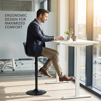 Meubles de salle à manger contemporains, tabouret de bar imperméable, vente directe d'usine, chaise de bar de haute qualité pour restaurant