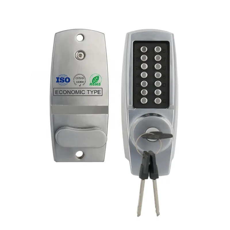 manufacturer wholesale Mechanical password outdoor door lock waterproof sunscreen zinc alloy mechanical digital code door lock