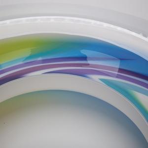 ห่วงยางว่ายน้ำรูปทรงสายรุ้งแบบเป่าลม Qicaibei  แบบหนาพิเศษ สำหรับผู้ใหญ่และเด็ก - Product Image 3