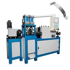 Máquina dobradeira automática de braçadeira de mangueira plana XS-50PC-3A de alta precisão e alta produção