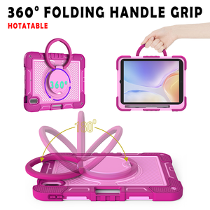 China Heavy Duty Rugged Grip Handle Case para <span class=keywords><strong>iPad</strong></span> 10th Generation Rotate Cover Case <span class=keywords><strong>10</strong></span>,9 Inch Pink - Product Image 4