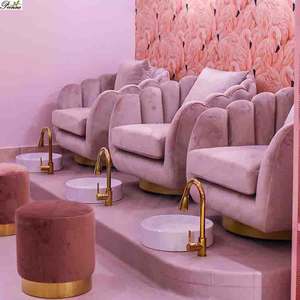 マッサージベッドベッドベッドベースシングル/ダブル/トリプル格安スパペディキュアベンチチェア浴槽付き - Product Image 6