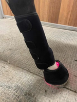 Nouveau lancement de produit batterie intégrée flexible 660nm 850nm soulagement de la douleur infrarouge thérapie par la lumière rouge bottes d'enveloppement de sabot de cheval