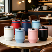 Gobelet sous vide en acier inoxydable 12oz en forme d'œuf, tasse à vin isolée sans BPA, gobelet à vin à Double paroi