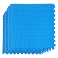 Heimfitness-Puzzlematte EVA-Schaum Ineinandergreifende Wasserdichte Trainingsbodenplatten für Heimtrainingsgeräte