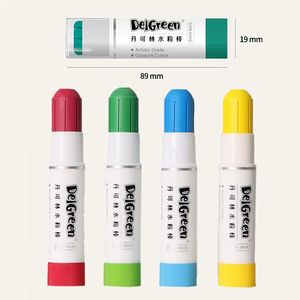 Bâton de <span class=keywords><strong>gouache</strong></span> solide lourd 18 couleurs <span class=keywords><strong>Pastel</strong></span> à l'huile pour enfants Crayon doux coloré de sécurité pour enfants étudiants Art Begainner dessin - Product Image 5