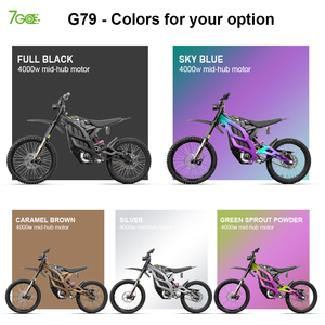 Motocicleta 79 BIKE Pro 5000W de Alto Rendimiento Todoterreno con Faros LED Dobles IP67 60V 120kg - Product Image 3