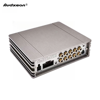 Amplificateur professionnel de classe D 4 canaux avec DSP 8 canaux, puce AKM japonaise, RMS 4x55W+2x15W, égaliseur 31 bandes, max 4x100W+2x30W, sortie d'usine