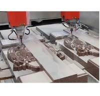 Motor de router CNC 3D Hualong para grabado de alta precisión en lápidas, monumentos, mármol, granito y piedras naturales