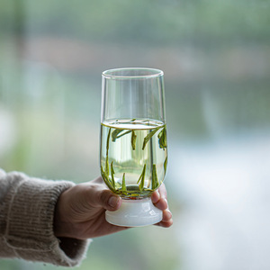 Tasse à thé vert en verre borosilicate haute résistance, idéale pour le thé de l'après-midi, tasse individuelle - Product Image 2