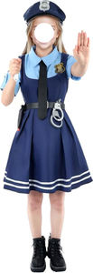 アニメズートジュディ警察ホップスニックワイルドコスプレ衣装ドレス子供漫画メイドカーニバル誕生日パーティー女の子ジュディドレス - Product Image 2