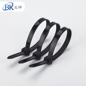 สายรัดเคเบิ้ลไนลอน 6 สีขาวดำ ยี่ห้อ Beikun Bk ขนาด 3x80 3x100 3x150 3x200 มม. แบบล็อคอัตโนมัติ สำหรับจัดการสายไฟ - Product Image 2