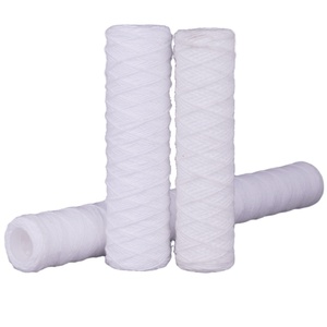 Cartouche filtrante à longue durée de vie noyau de filtre enroulé de ficelle de fil de fibre de verre de 50 pouces pour la filtration de solvant organique - Product Image 6