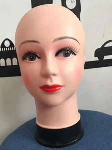 Tête de <span class=keywords><strong>mannequin</strong></span> d'entraînement pour coiffure en PVC à prix abordable - Product Image 4