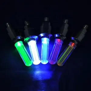 Autres accessoires d'éclairage de voiture Led Flash roue de voiture led lumière de pneu valve capuchon roue anneau lumière pour vélo motos