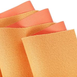 Vinyle synthétique enduit de PU résistant à l'abrasion en similicuir microfibre 1.2mm pour vêtements Football Textiles de maison Stretch Blackout - Product Image 1