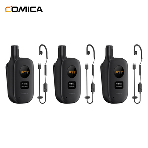 COMICASeekcom M1 (Tres Unidades) Mini Auriculares Walkie Talkie UHF 22 Canales, Radio Bidireccional Inalámbrica con Clip, OLED a Prueba de Explosiones - Product Image 1