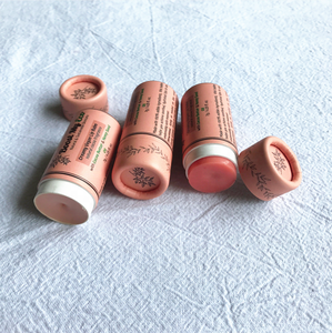 100% di cartone Kraft vuoto biodegradabile Push up contenitori deodoranti 0.15 oz tubi di cartone di carta organiche per balsamo per labbra - Product Image 3