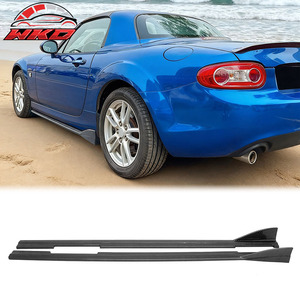 Convient pour Mazda MX-5 Miata 2009-2015, jupes latérales style IKON, imprimé fibre de carbone - Product Image 1