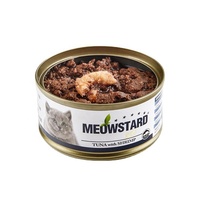 Boîte de conserve vide pour thon, deux pièces, avec logo personnalisé, sans danger pour les aliments, avec couvercle à anneau facile à retirer