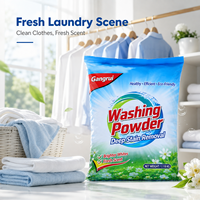 Poudre à lessiver personnalisable OEM, formule douce pour la peau, sans résidus, pour le lavage quotidien des vêtements, nettoyage domestique quotidien