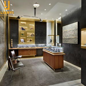 Magnifiques étuis de table à bijoux de luxe personnalisés en usine affichage de vitrine de bijoux pour magasin de détail - Product Image 5